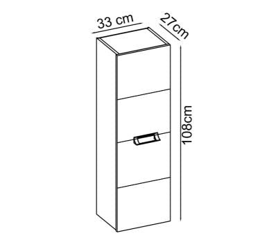 HANNE 10833 V3 Door & Side MDF - M. Sand Lacquer & Melamine Finish