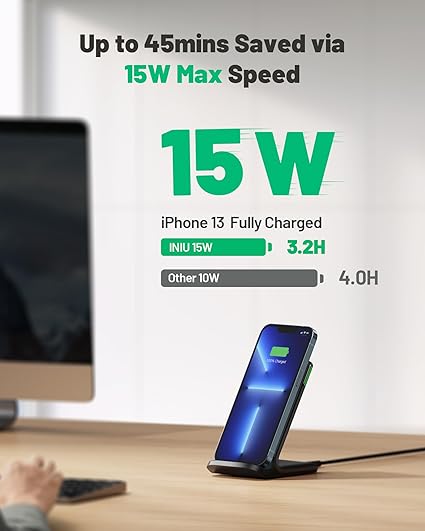 Wireless Charger, INIU: Fast, Safe, and Convenient Charging for Your Devices
