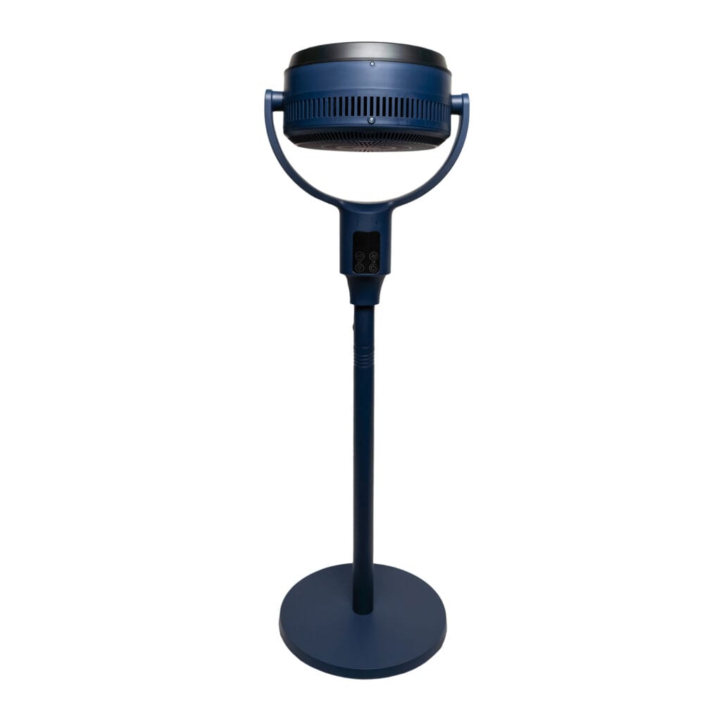 Danby 7" Ultra Quiet 9-Speed Air Circulator Fan – Midnight Blue with DC Motor, Remote & Aromatherapy