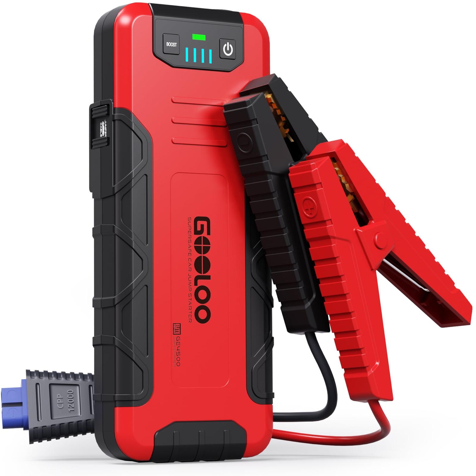 GOOLOO GE4500 4500A Peak 12V Portable Car Battery Jump Starter