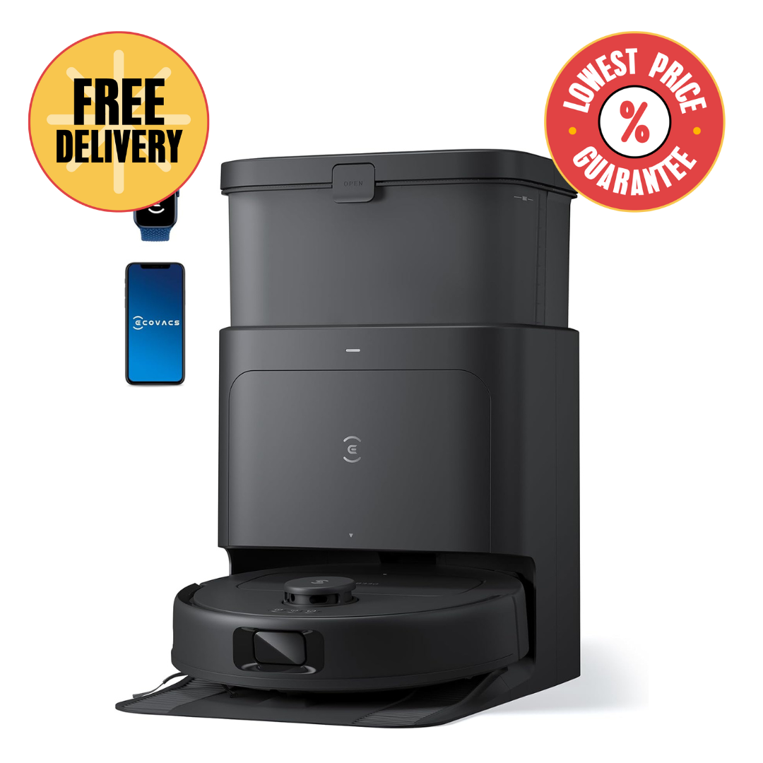 (Refurbished) ECOVACS DEEBOT N30 OMNI – 10000Pa Suction, ZeroTangle 2.0, Auto-Lift Mop Robot Vacuum