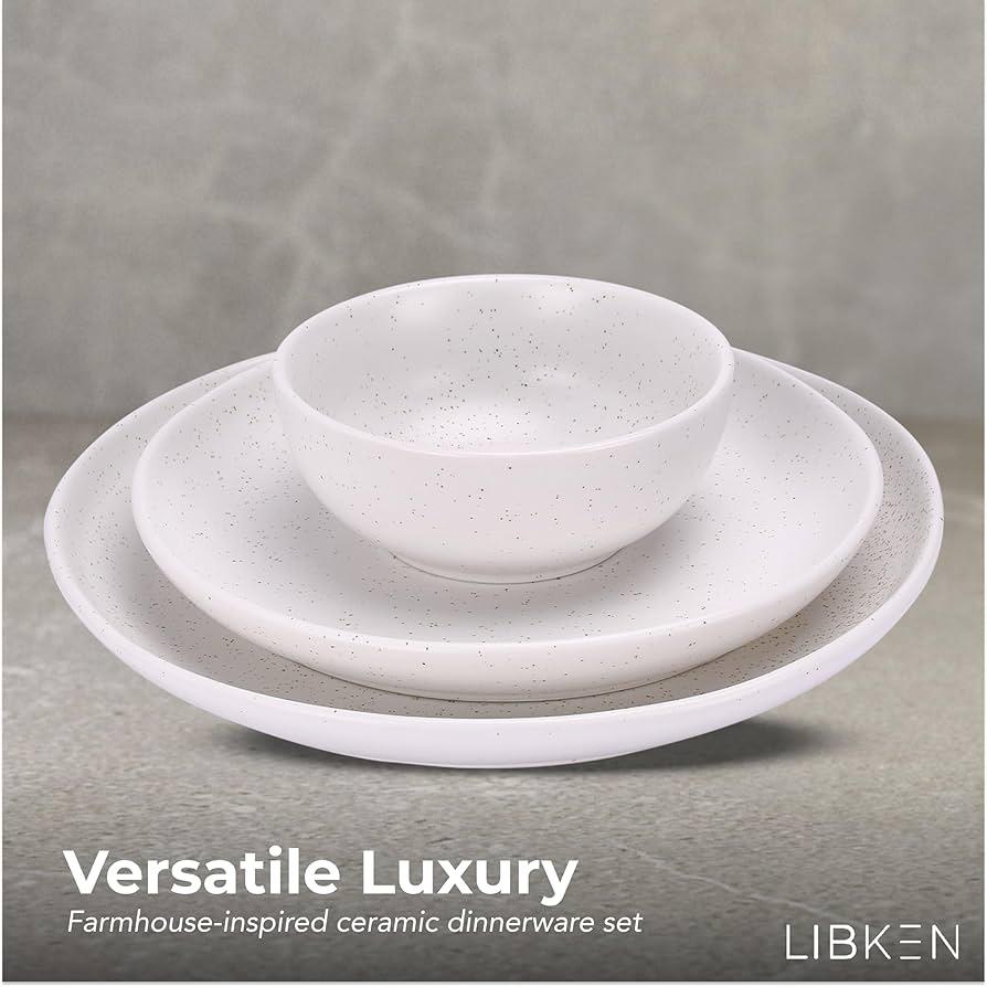 Libken Ceramic Dinnerware set for 12