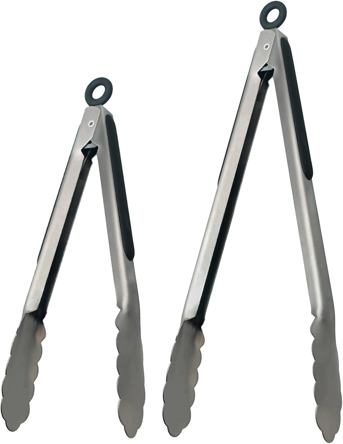 Stainless Steel Kitchen Tongs – 2-Pack (9
