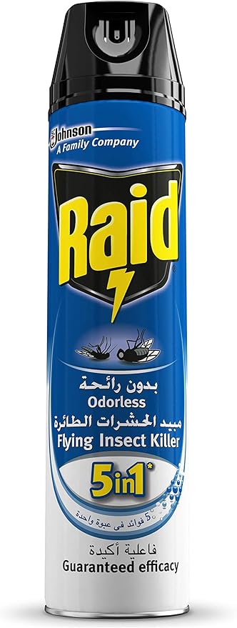 Raid Flying Insect Killer – Outdoor Fresh Scent, 4 Pack Aerosol Spray