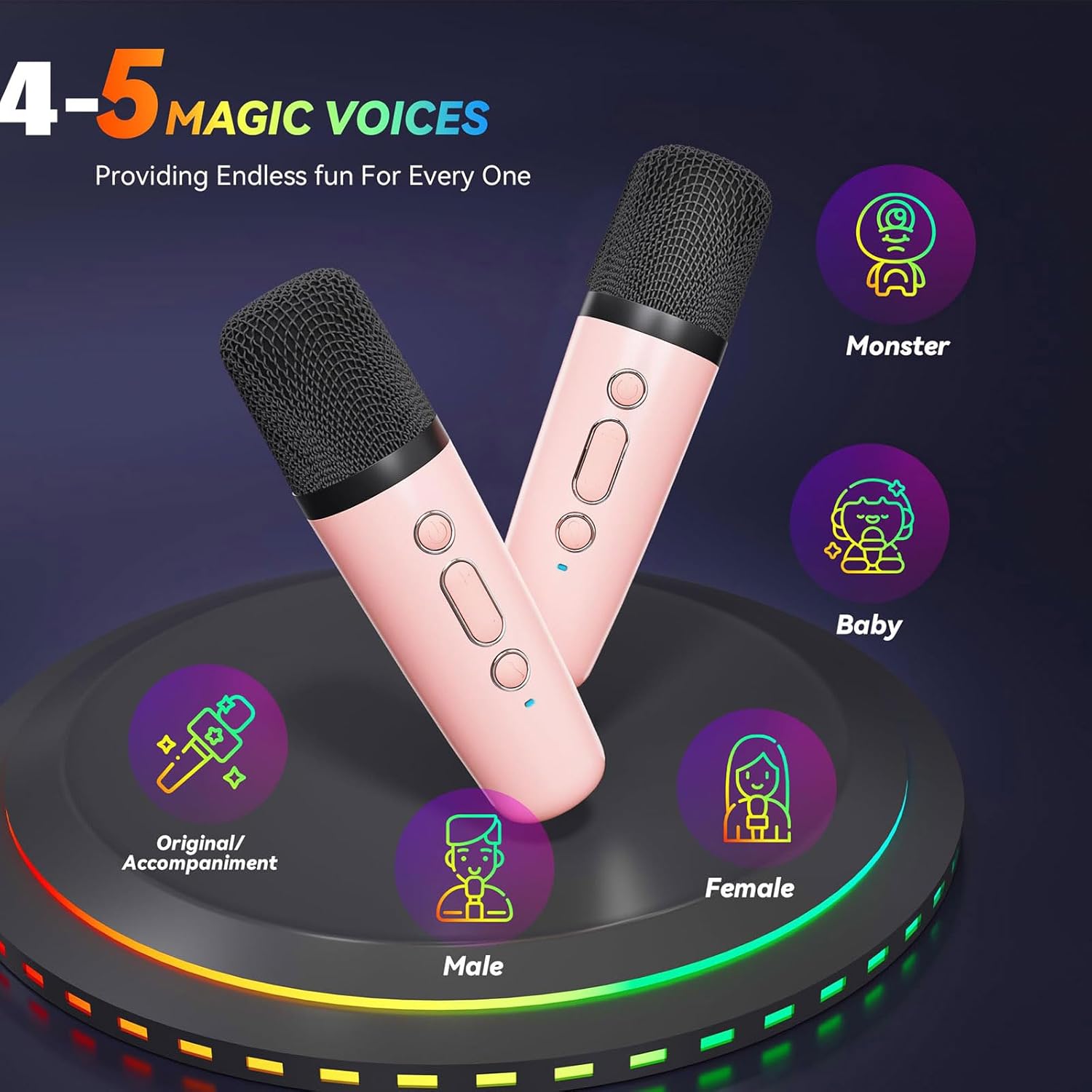 Mini Karaoke Machine for Adults - Wireless Speaker