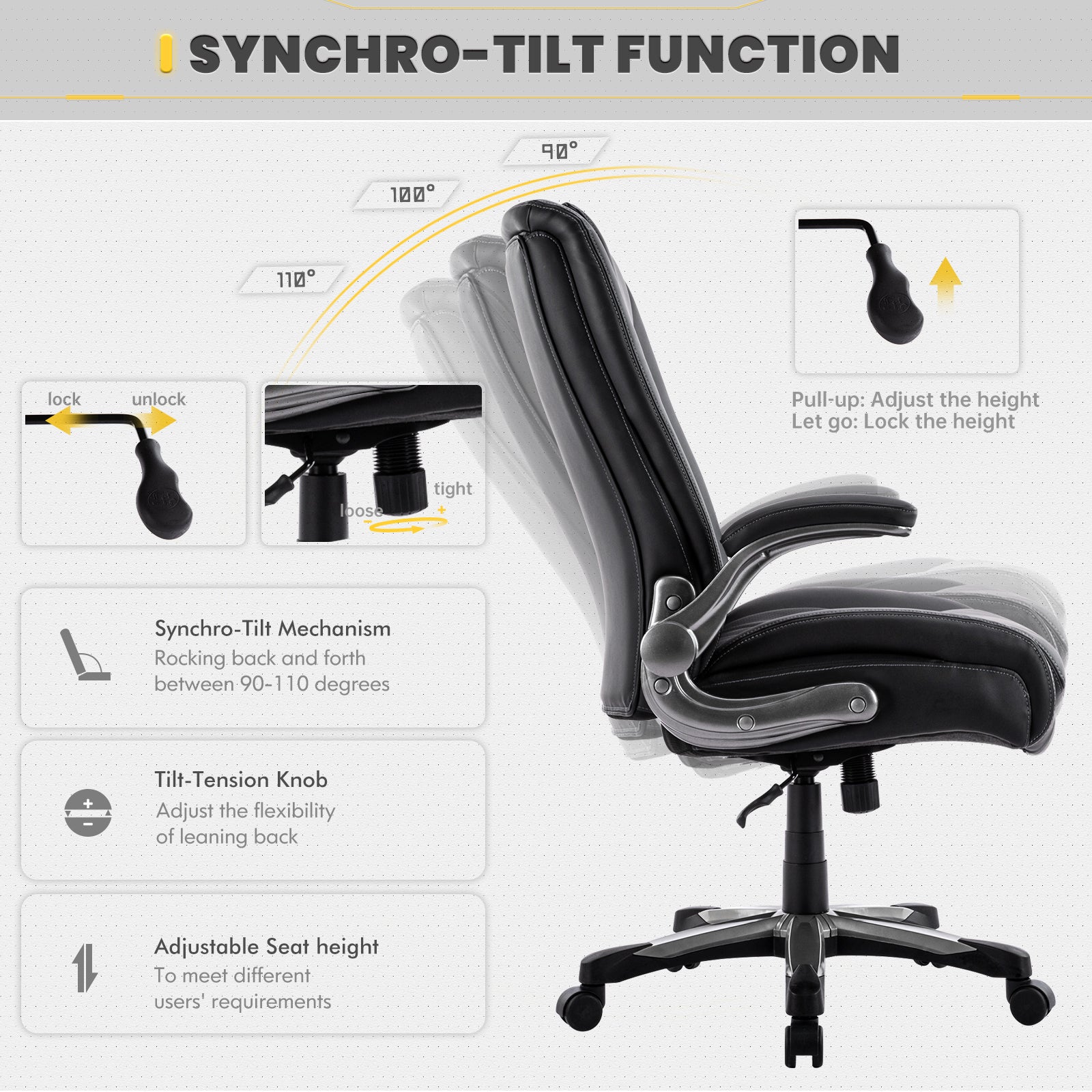 COLAMY 400lbs Big & Tall Ergonomic Gaming Chair Model 91311