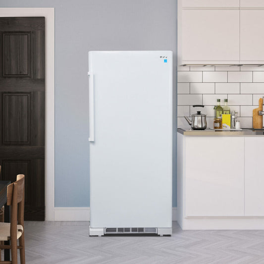 Danby Designer 17.0 cu. ft. Apartment Size Refrigerator – ENERGY STAR® Certified, Frost-Free, White