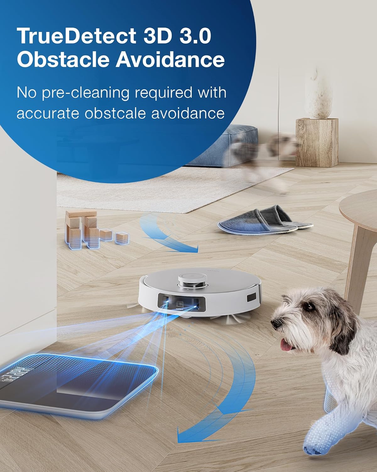 (Refurbished) ECOVACS DEEBOT T20 Omni – Robot Vacuum & Mop with Hot Water Wash & Auto-Empty Dock
