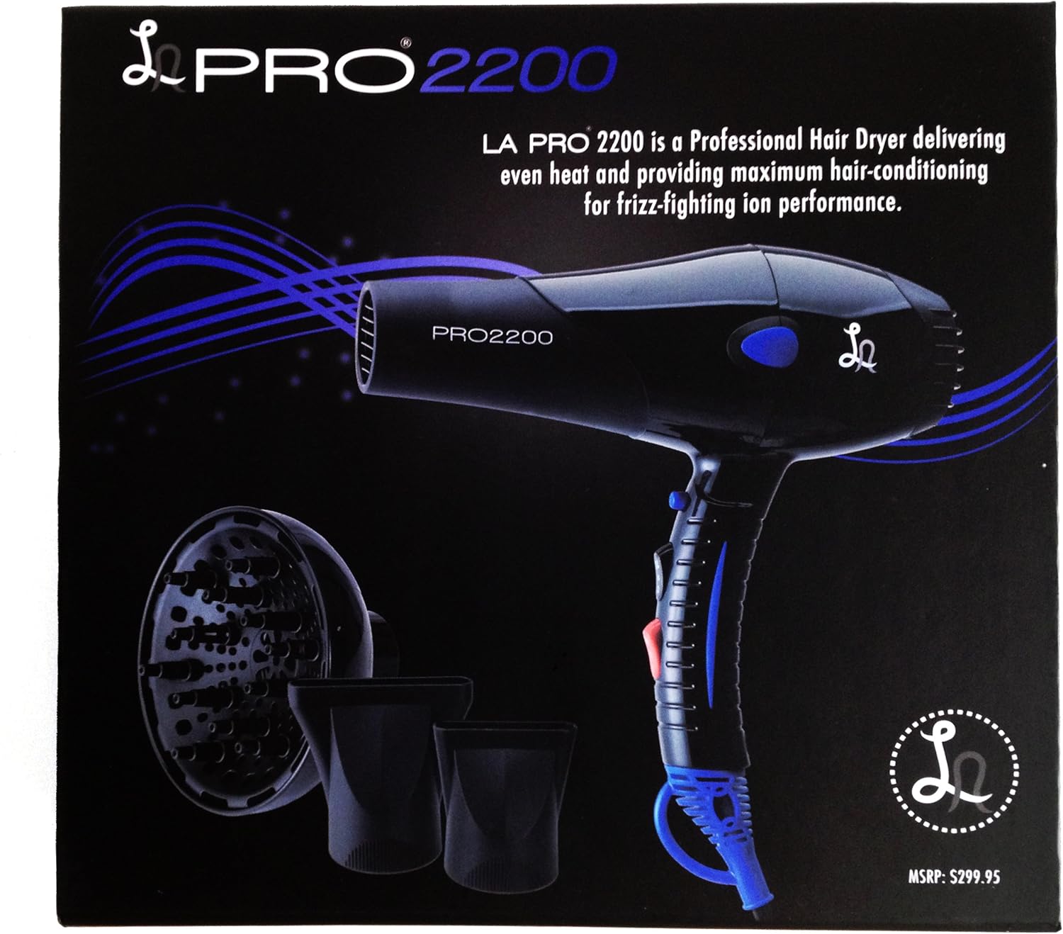 LA PRO2200 Hair Dryer – Professional Performance with Sleek Design