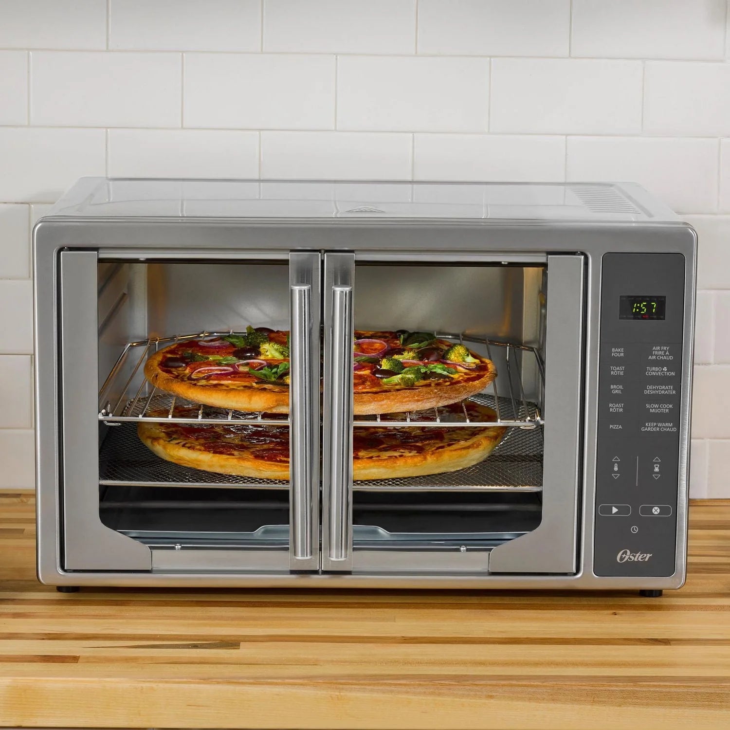 Oster Digital French Door Toaster Oven with Air Fry – 42L XL Capacity