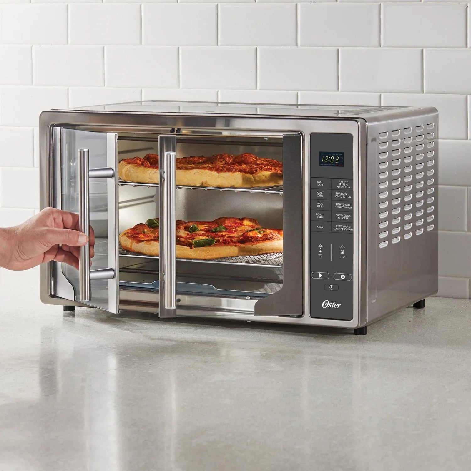 Oster Digital French Door Toaster Oven with Air Fry – 42L XL Capacity