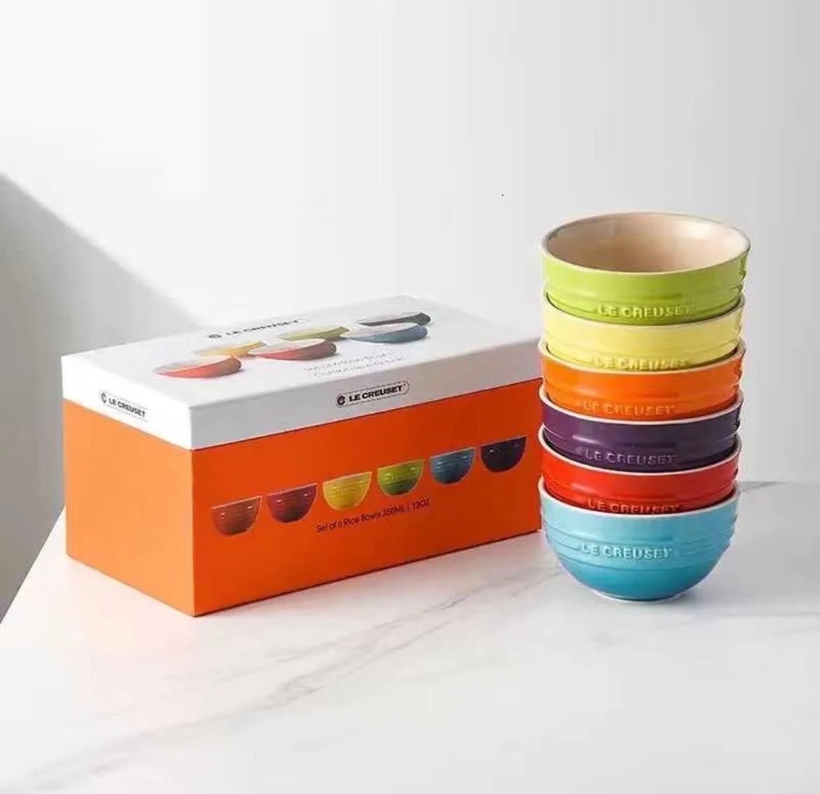 Le Creuset Set of 6 Rice Bowls 120Z