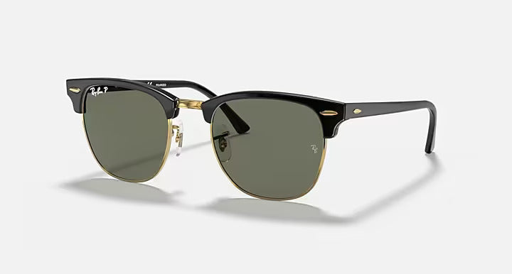 Ray-Ban Clubmaster Classic RB3016 – Black & Gold Frame Gradient Lenses