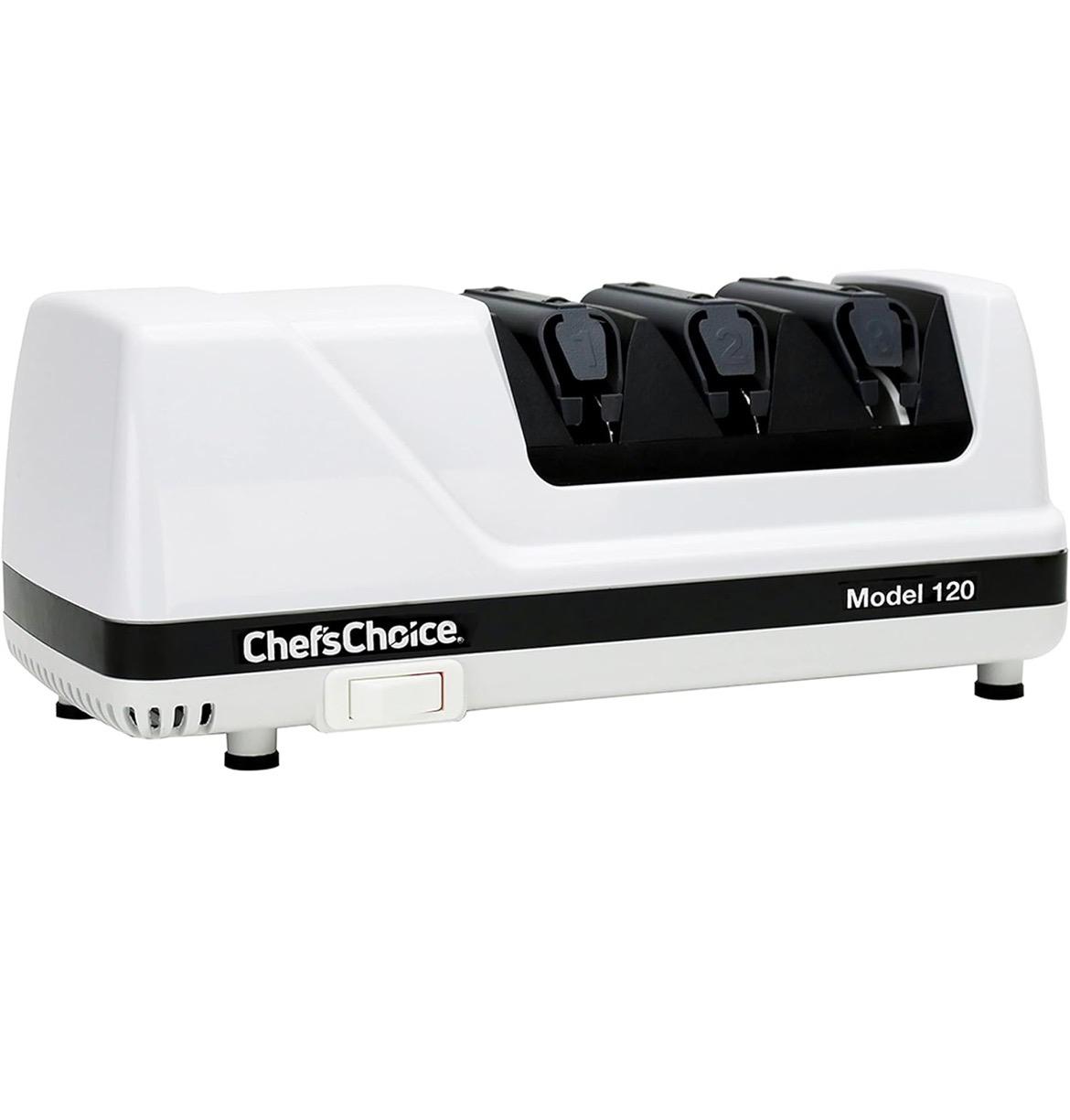 Chef’sChoice 120 Diamond Hone EdgeSelect Professional Electric Knife Sharpener for 20-Degree Edges