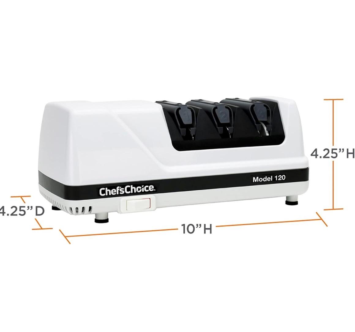 Chef’sChoice 120 Diamond Hone EdgeSelect Professional Electric Knife Sharpener for 20-Degree Edges