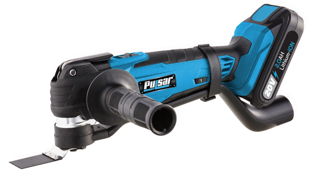 Pulsar 20V Cordless Oscillating Multi-Tool & Drill Kit with Canvas Bag
