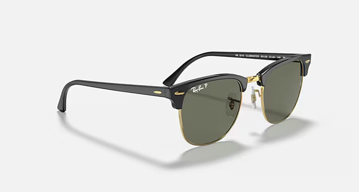 Ray-Ban Clubmaster Classic RB3016 – Black & Gold Frame Gradient Lenses