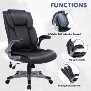 COLAMY Ergonomic Office Chair 300lbs Computer Chair With Inflatable Lumbar Support Model.2822