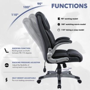 COLAMY Ergonomic Office Chair 300lbs Computer Chair With Inflatable Lumbar Support Model.2822