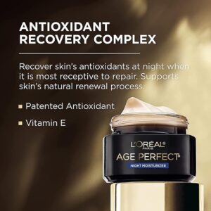 L'Oreal Paris Night Face Moisturizer Cream, Age Perfect Cell Renewal