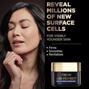 L'Oreal Paris Night Face Moisturizer Cream, Age Perfect Cell Renewal