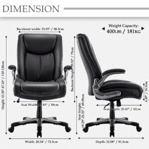 COLAMY 400lbs Big & Tall Gaming Chair Ergonomic Computer Chair Model.91311