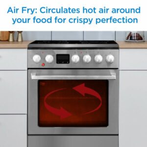 Danby 24 in. TruAirFry Slide-in Smooth top Range in Stainless Steel