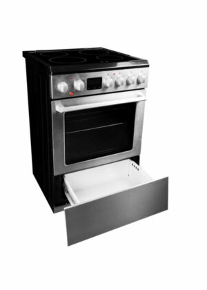 Danby 24 in. TruAirFry Slide-in Smooth top Range in Stainless Steel