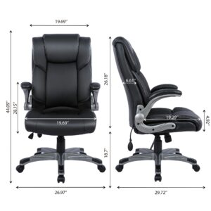 COLAMY Ergonomic Office Chair 300lbs Computer Chair With Inflatable Lumbar Support Model.2822